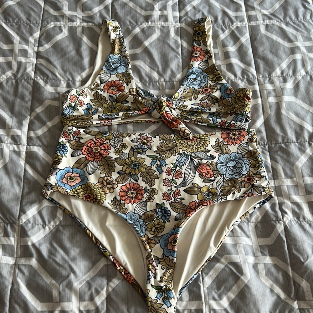 LULUS Floral Bathing Suit